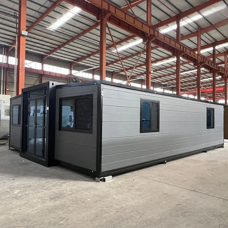 Tiny House 20Ft 40Ft Foldable Container Home Prefab Folding House for Sale Modern Double-Wing Extended Wooden Container House