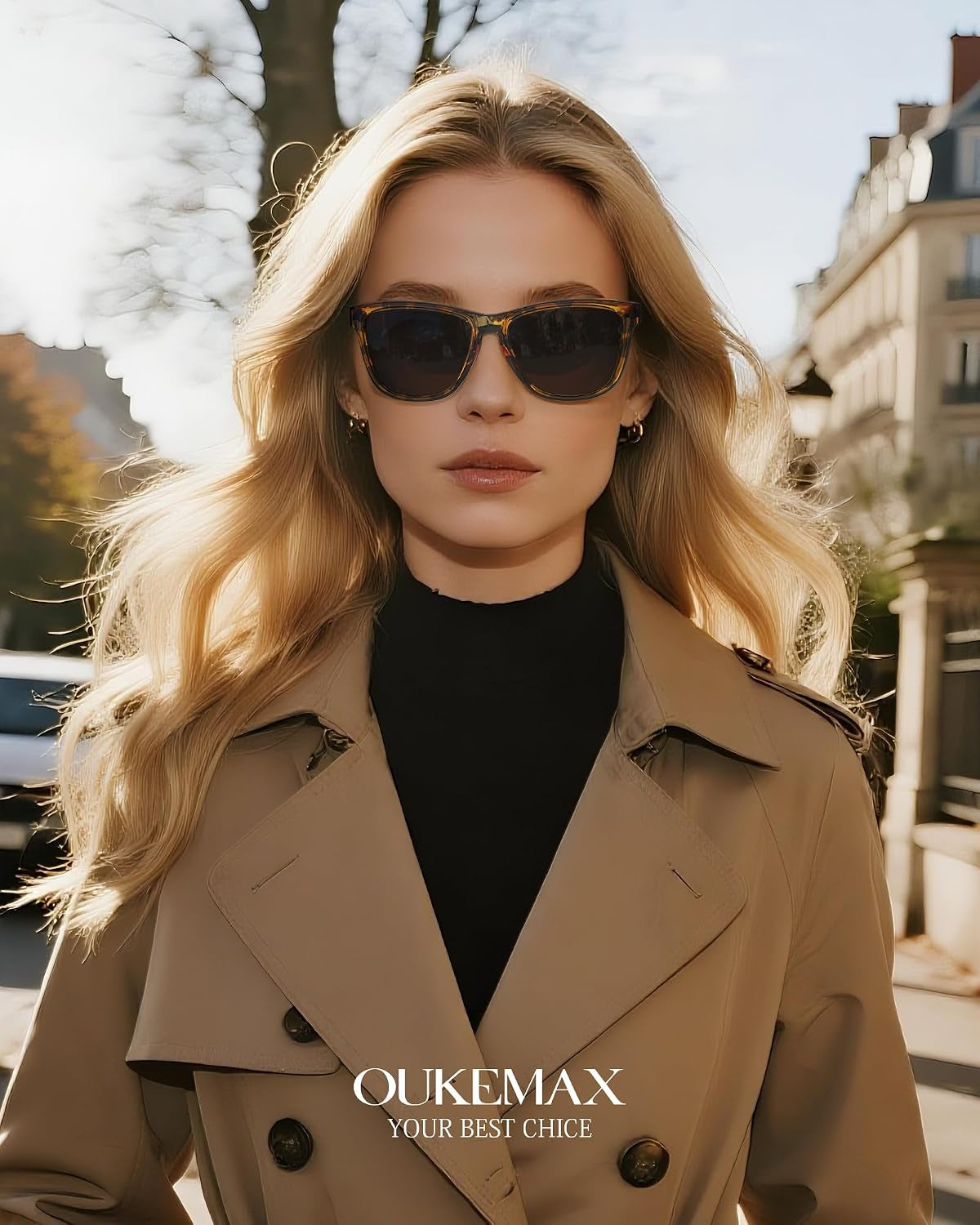 Sunglasses-Women Polarized Sunglasses-Womens: Trendy Sun Glasses Polarized UV400 Protection Fashion Sun Glasses