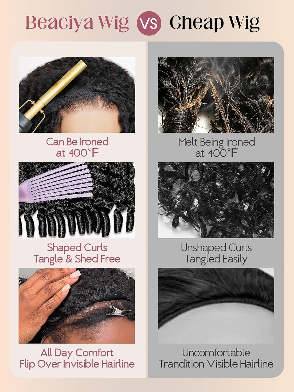 220% Density 20 Inch Burmese Curly Half Wig,100% Human Hair,[2-Year Life,220G], 3 in 1 Glueless Human Hair Half Wig Seamless Flip over Half Wigs for Black Women No Glue No Lace Curly Wig