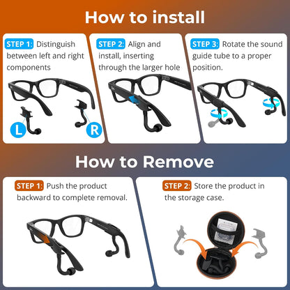 Voice Privacy Ear Tips for Ray-Ban Meta Smart Glasses Accessories