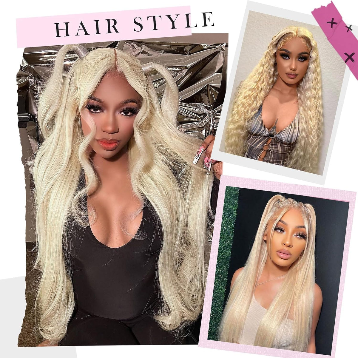 30 Inch Body Wave 613 13X6 HD Lace Front Wig Human Hair 200 Density