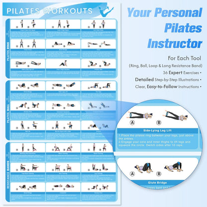 Pilates Kit, Complete Pilates Equipment for Women Home Workouts