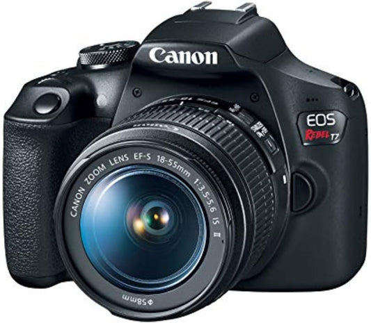 Canon EOS Rebel T7 DSLR Camera EF-S 18-55Mm F/3.5-5.6 Is II Lens Kit
