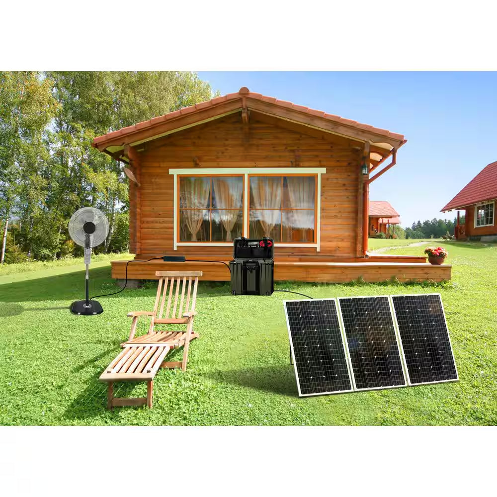 330-Watt Polycrystalline Solar Power Kit with 3 X 110-Watt Panels, 750-Watt Power Inverter and 30 Amp Charge Controller