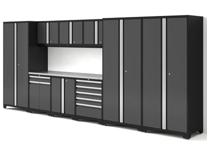 Pro Series 10PC Garage Cabinetry Set · 18-Gauge Steel · Fully-Welded · 192" W X 24" D X 84.75" H