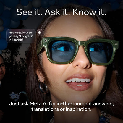 Meta Fury | Smart AI Glasses for Women, Men