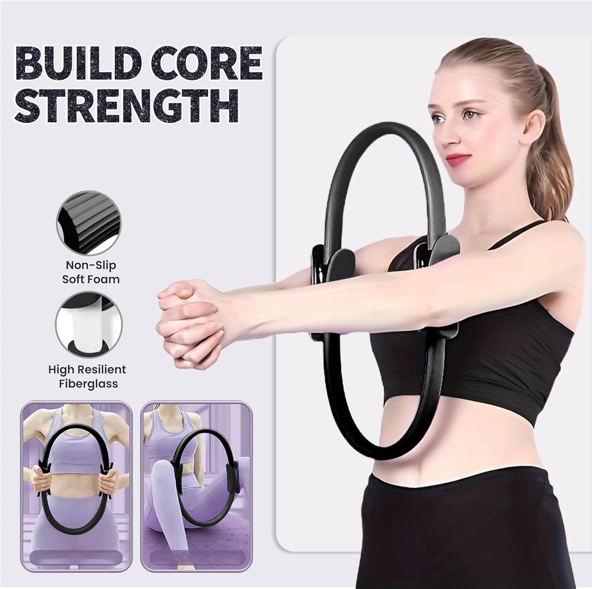 Pilates Kit with Weights, Pilates Kit with Ankle Wrist Weights, Pilates Set, at Home Pilates Kit, Pilates Sets for Women, Pilates Essential Kit, Pilates Accessories, Pilates Workout Sets