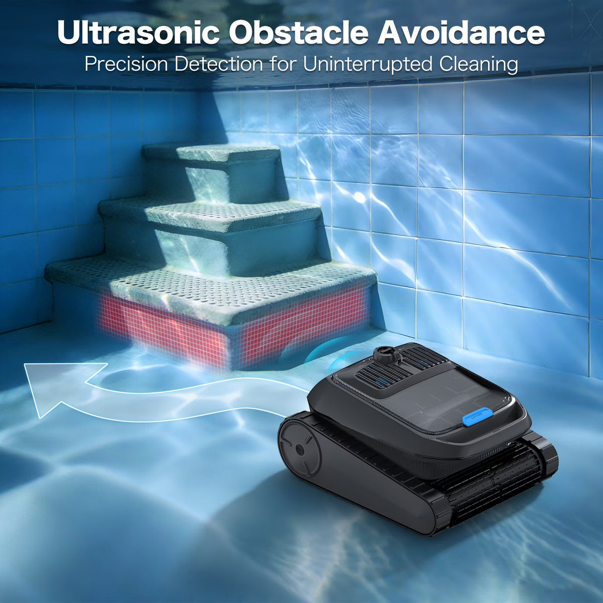Pool Robot Cleaner 4In1 Omni CP400, Robot Pool Ceaner above Ground Pool and Inground Pool,With Pool Skimmer Robot