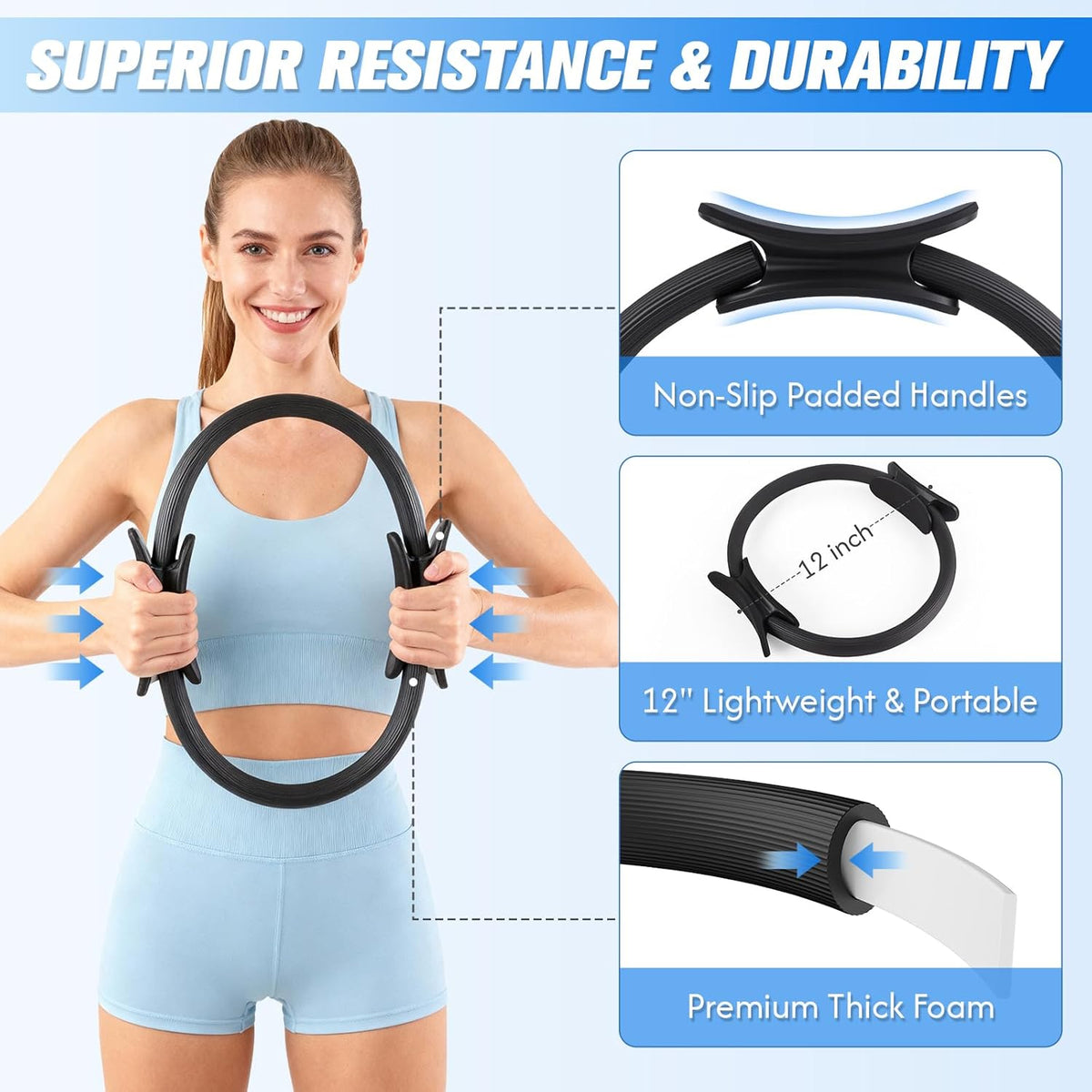 Pilates Kit, Complete Pilates Equipment for Women Home Workouts