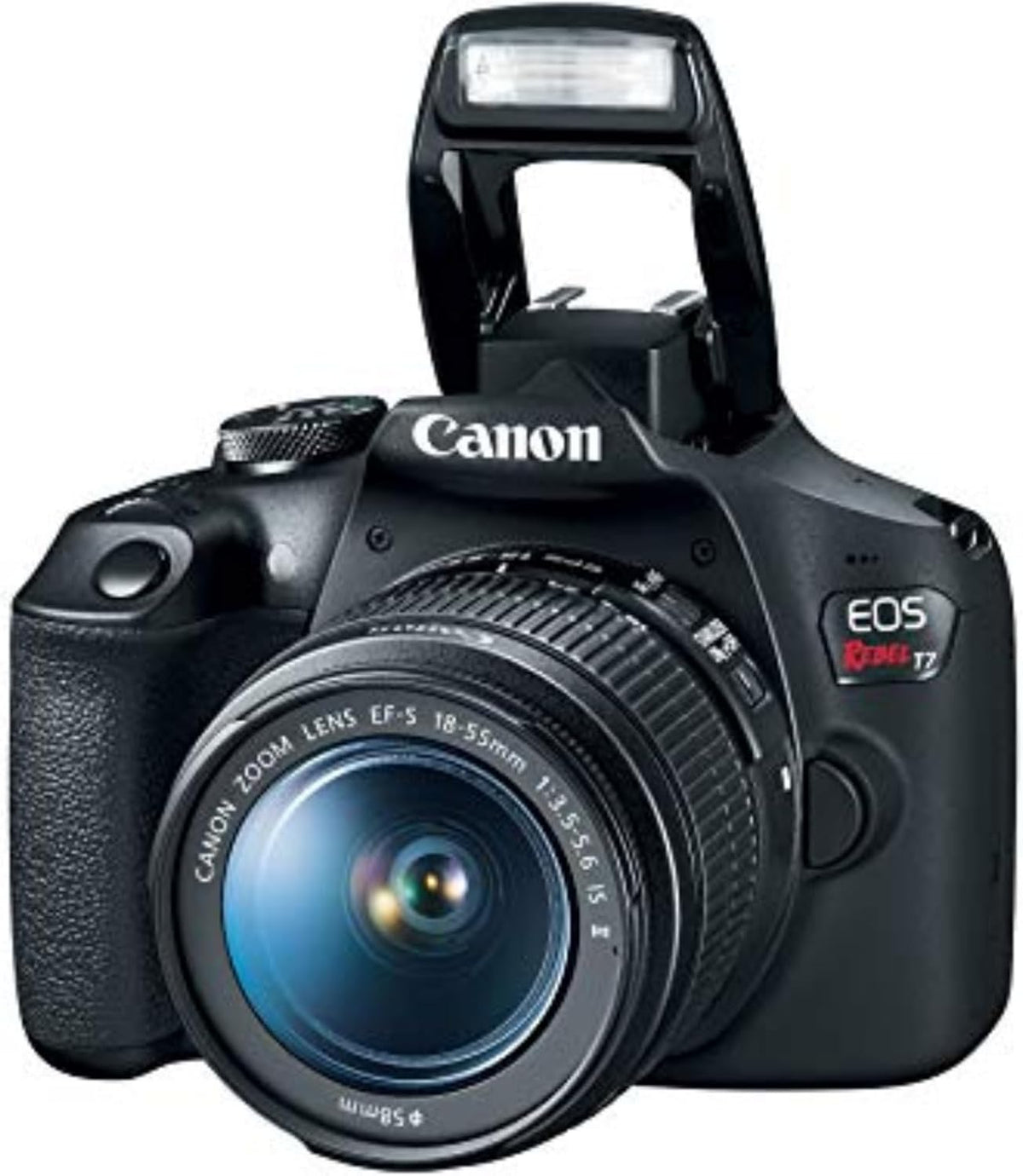Canon EOS Rebel T7 DSLR Camera EF-S 18-55Mm F/3.5-5.6 Is II Lens Kit