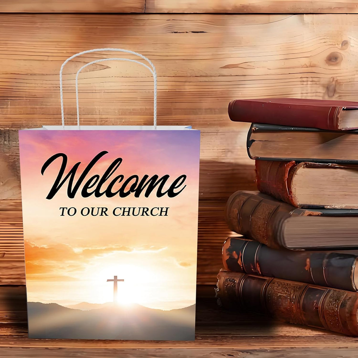 Church Welcome Bags, 50PCS Christian Gift Bags, Church Gifts Bags