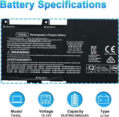 TI04XL M24563-005 Laptop Battery for HP Envy 17 Envy 17-Ch