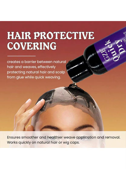 Hair Protective Covering Weave Glue Liquid Protective Shield Quick Weave Protector Leave in Conditioner