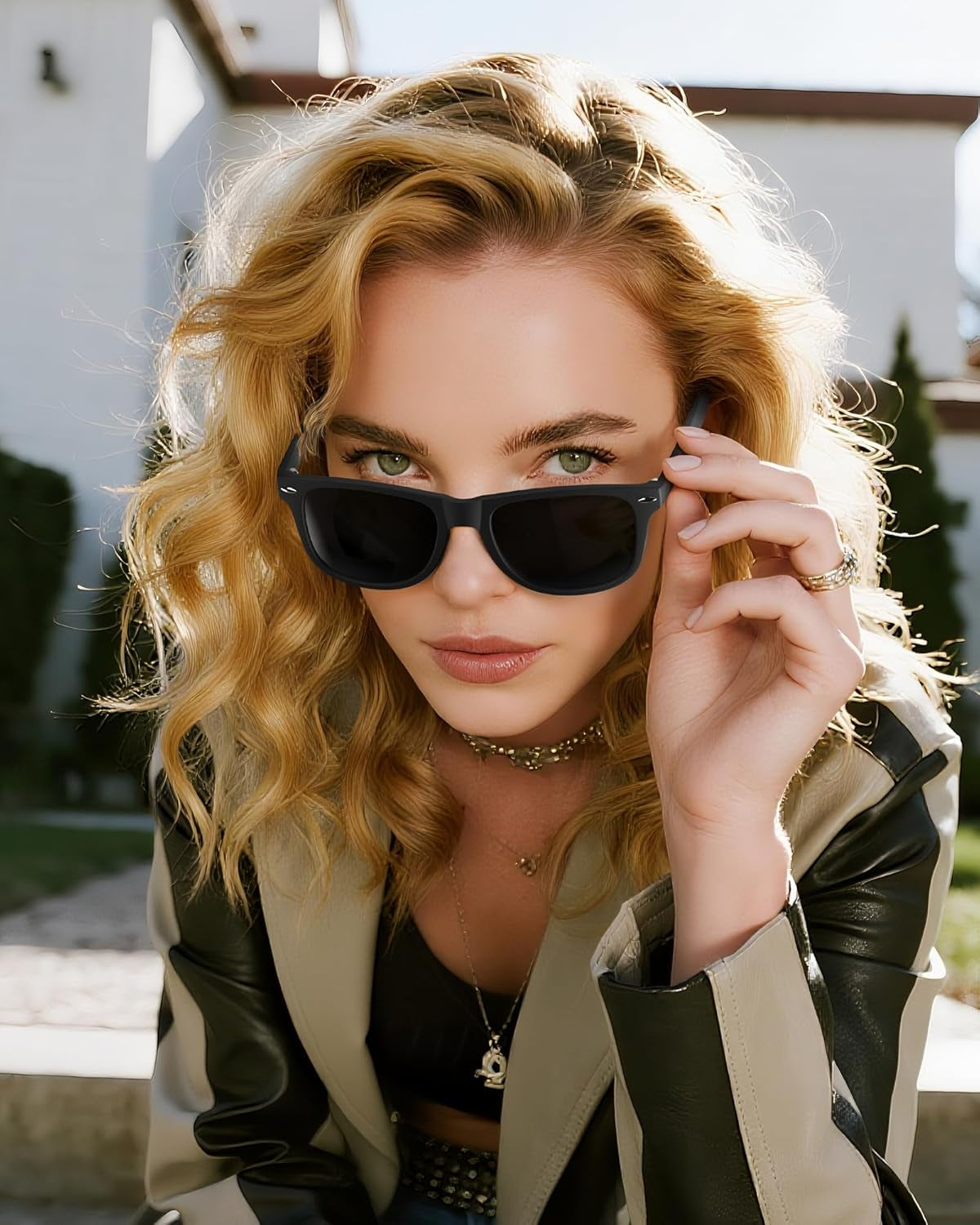 Sunglasses-Women Polarized Sunglasses-Womens: Trendy Sun Glasses Polarized UV400 Protection Fashion Sun Glasses
