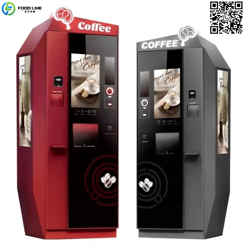 Customized New Smart Robot Vending Machine Bubble Tea Coffee Robot Vending Machine