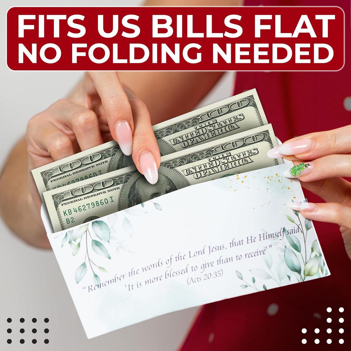 Tithes and Offering Envelopes for Church, 200 Count, 6.3 X 3.1 In