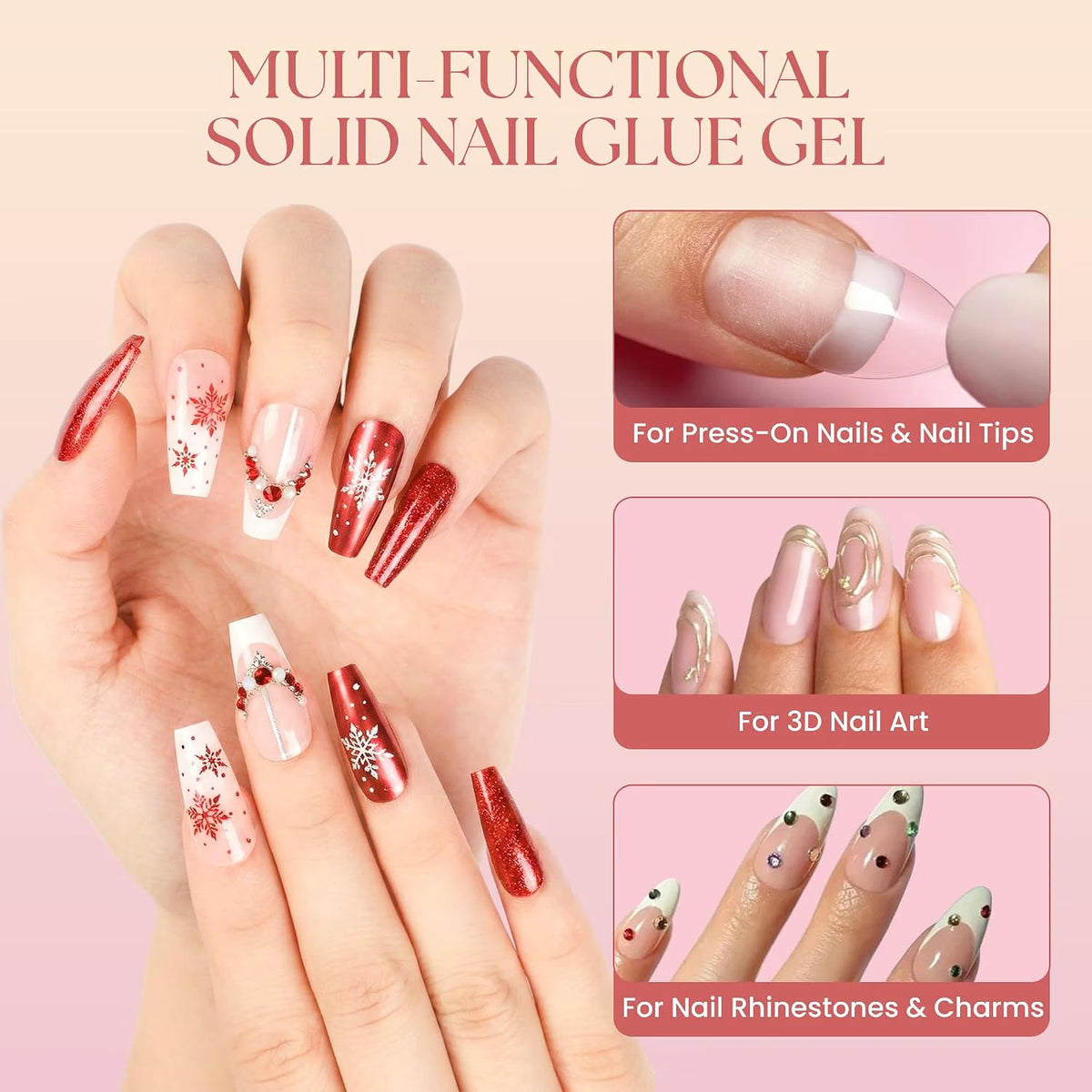 GLUI -  - Professional Nail GLUI for Press on Nails 15Ml