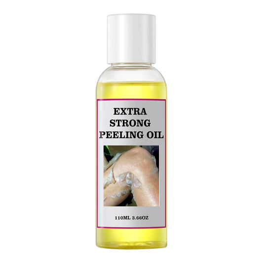 Yellow Peeling Oil for Dark Skin Strong Peel Oil Extra Strength Exfoliating Chemical Exfoliant Peels Solution at Home Body Peeling for Exfoliate Body Hand Foot Knuckle All Skin Type 3.66 OZ