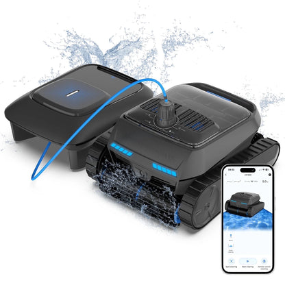 Pool Robot Cleaner 4In1 Omni CP400, Robot Pool Ceaner above Ground Pool and Inground Pool,With Pool Skimmer Robot