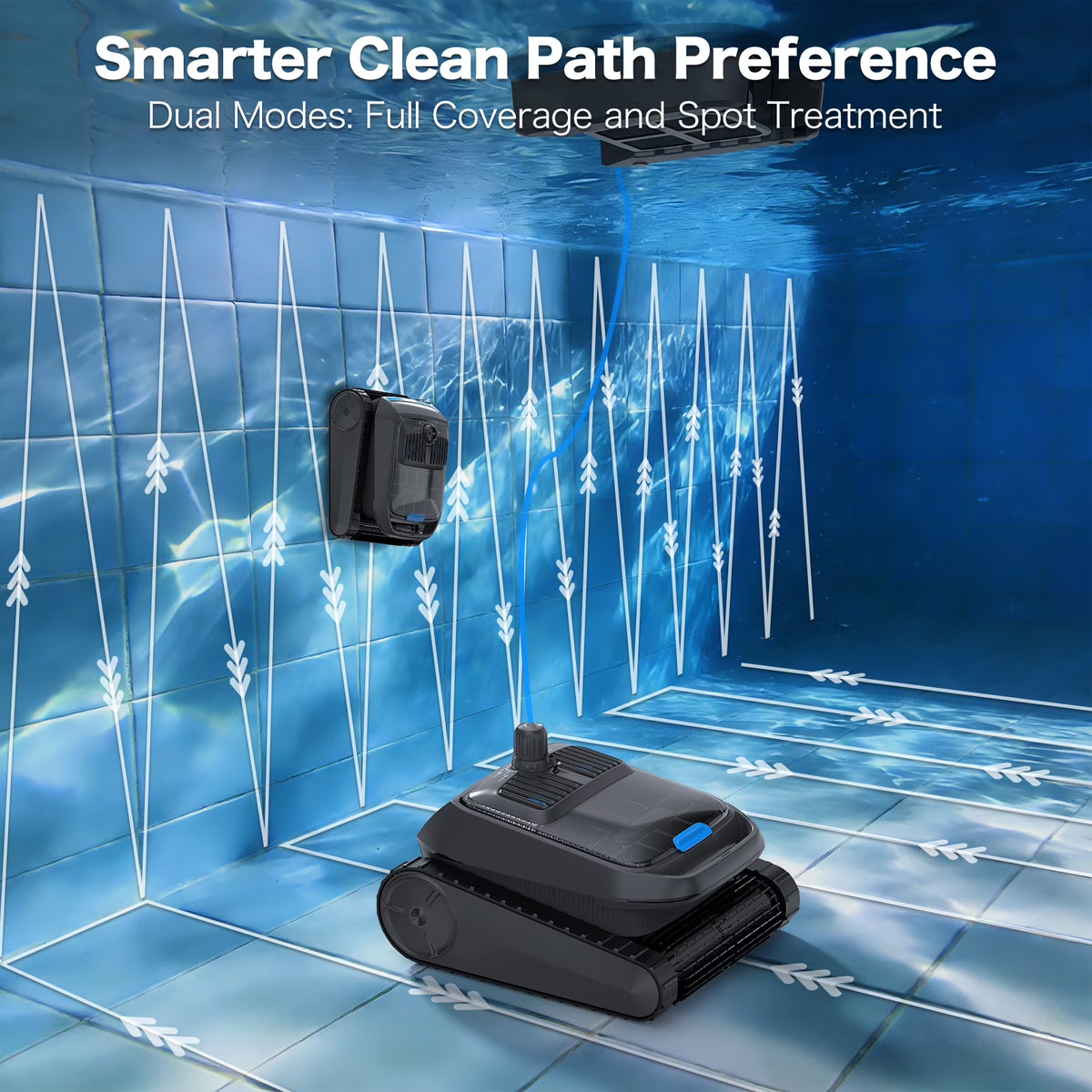 Pool Robot Cleaner 4In1 Omni CP400, Robot Pool Ceaner above Ground Pool and Inground Pool,With Pool Skimmer Robot