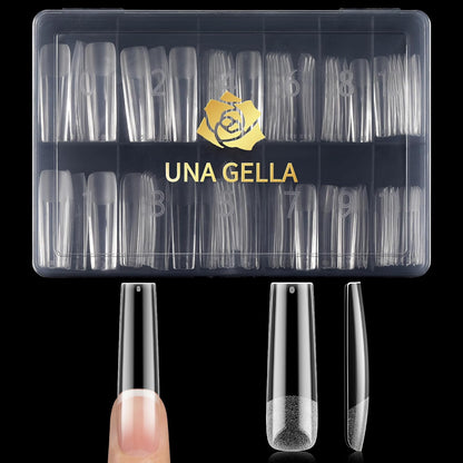 Extra Long Sqaure Nail Tips, No C Curve Gel Nail Tips Square