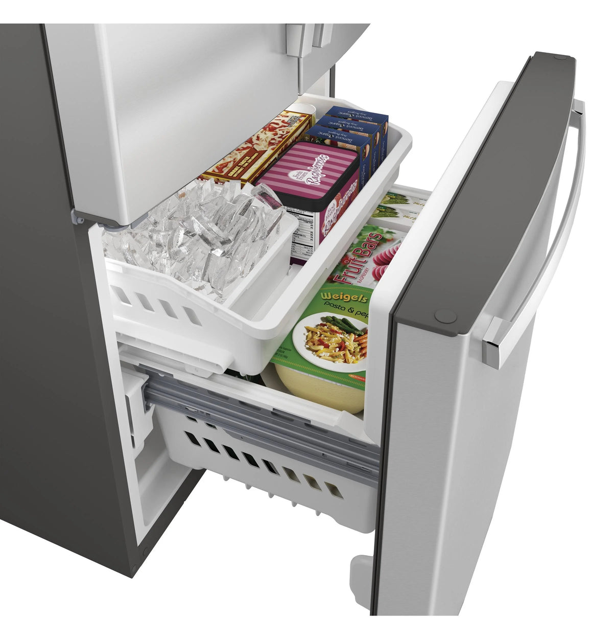 Freestanding Refrigerator, Silver