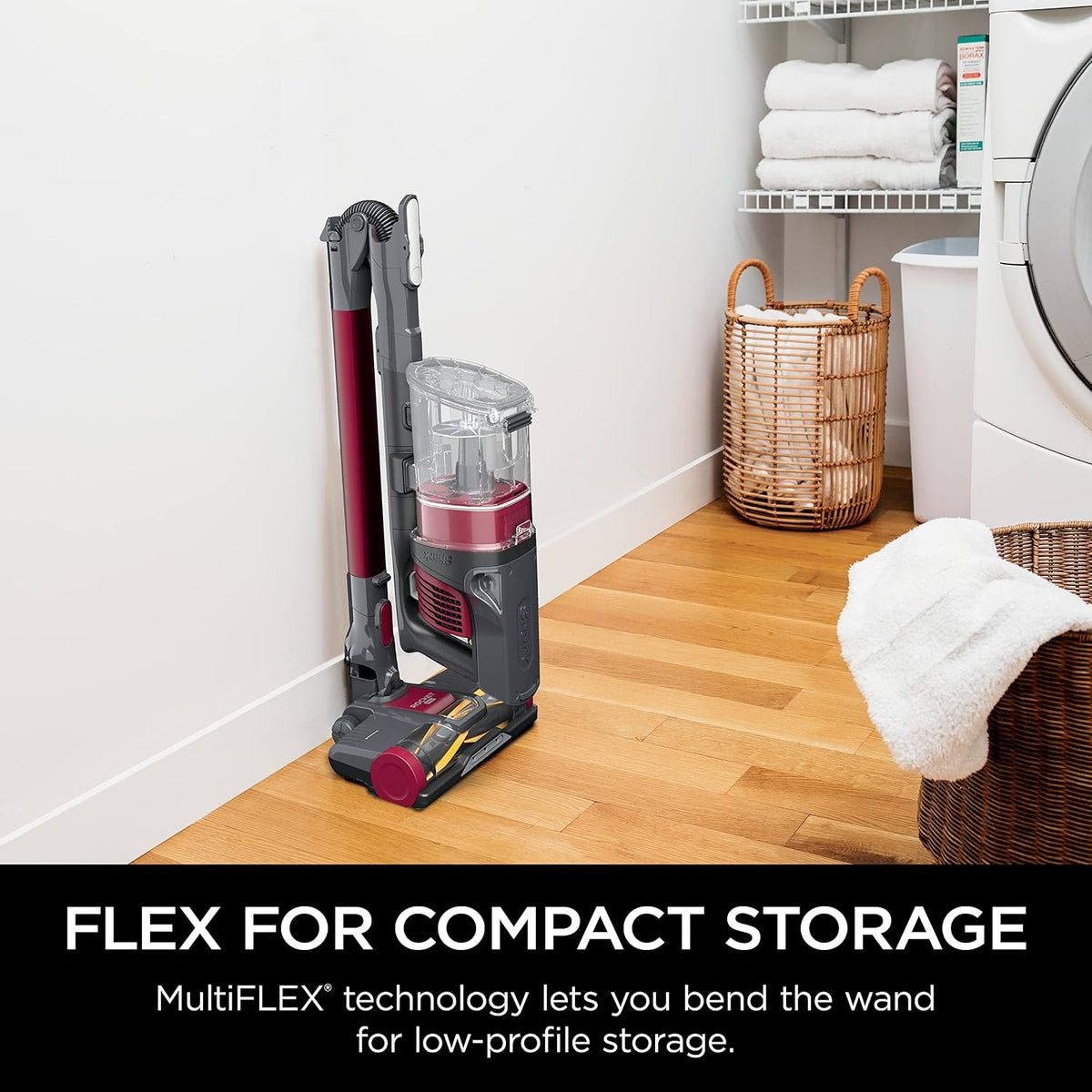 Shark Pet plus Cordless Stick Vacuum, Raspberry, IZ163H