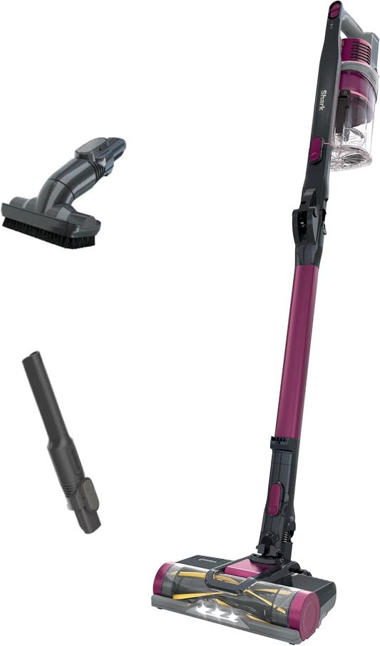 Shark Pet plus Cordless Stick Vacuum, Raspberry, IZ163H
