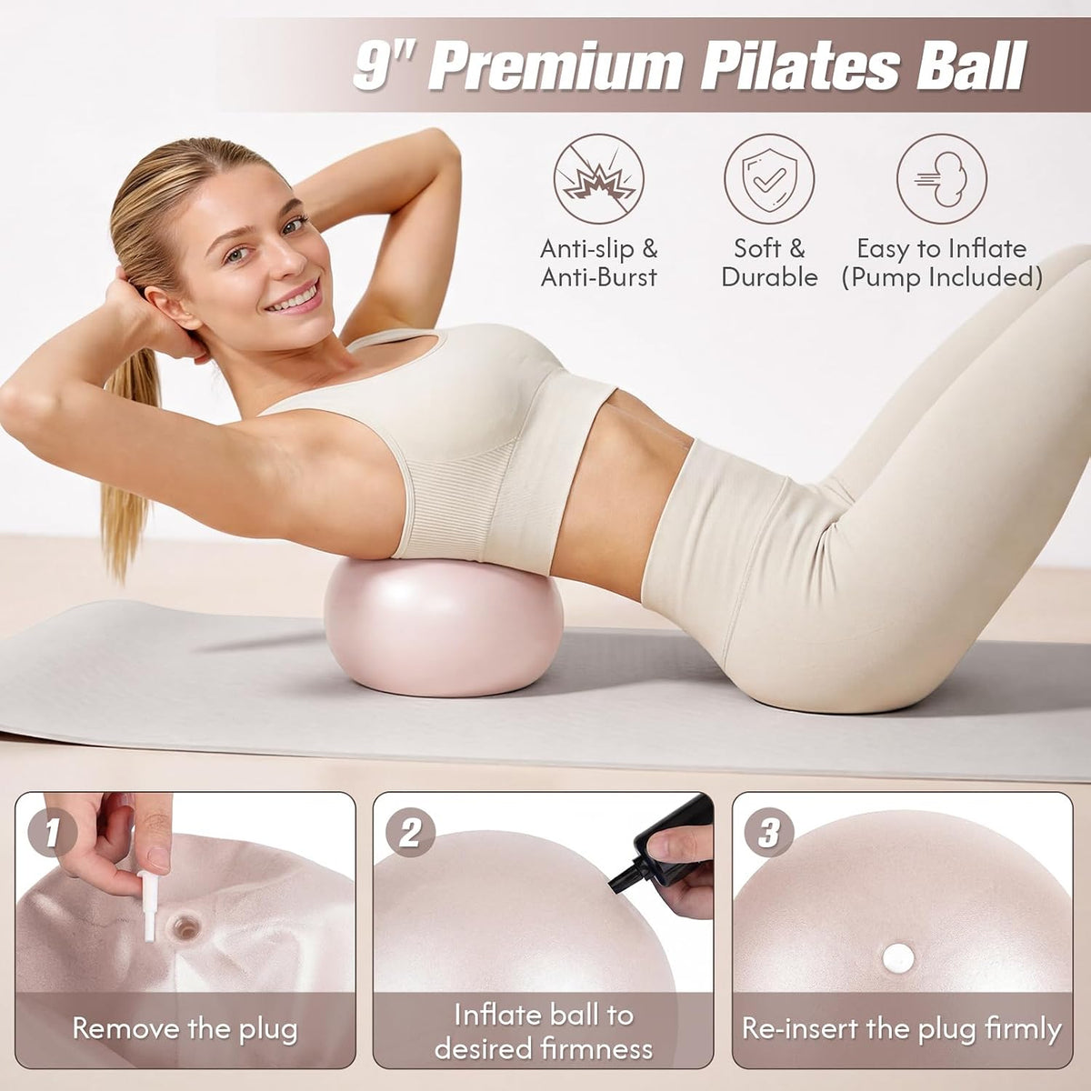 Pilates Kit, Complete Pilates Equipment for Women Home Workouts