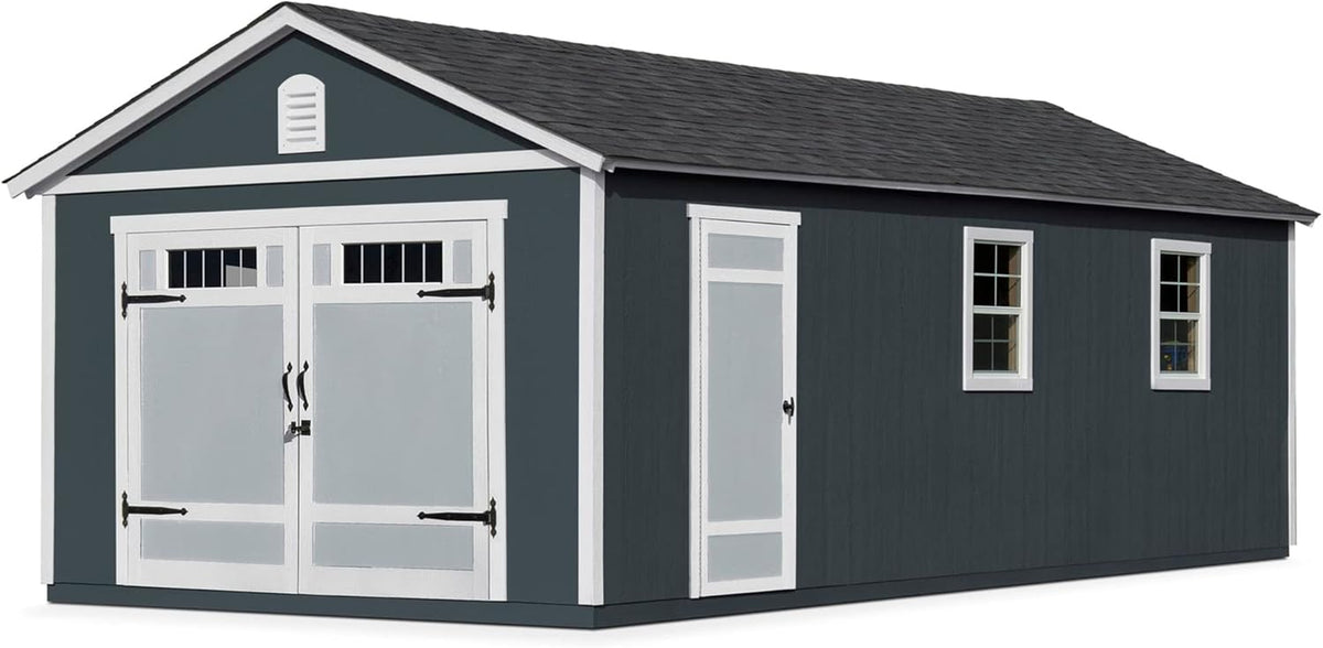 Manhattan 12X24 Garage Do-It-Yourself Wooden Storage Shed, Does Not Include Paint and Roofing Shingles