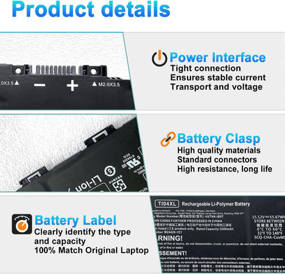 TI04XL M24563-005 Laptop Battery for HP Envy 17 Envy 17-Ch