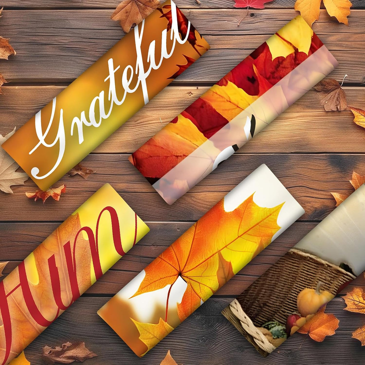 5 Pcs Thanksgiving Church Banners 72X24 Fall Church Banners for Sanctuary Bible Verses Wall Decor Welcome Inspirational Religious Praise Hanging Signs for Church Decor