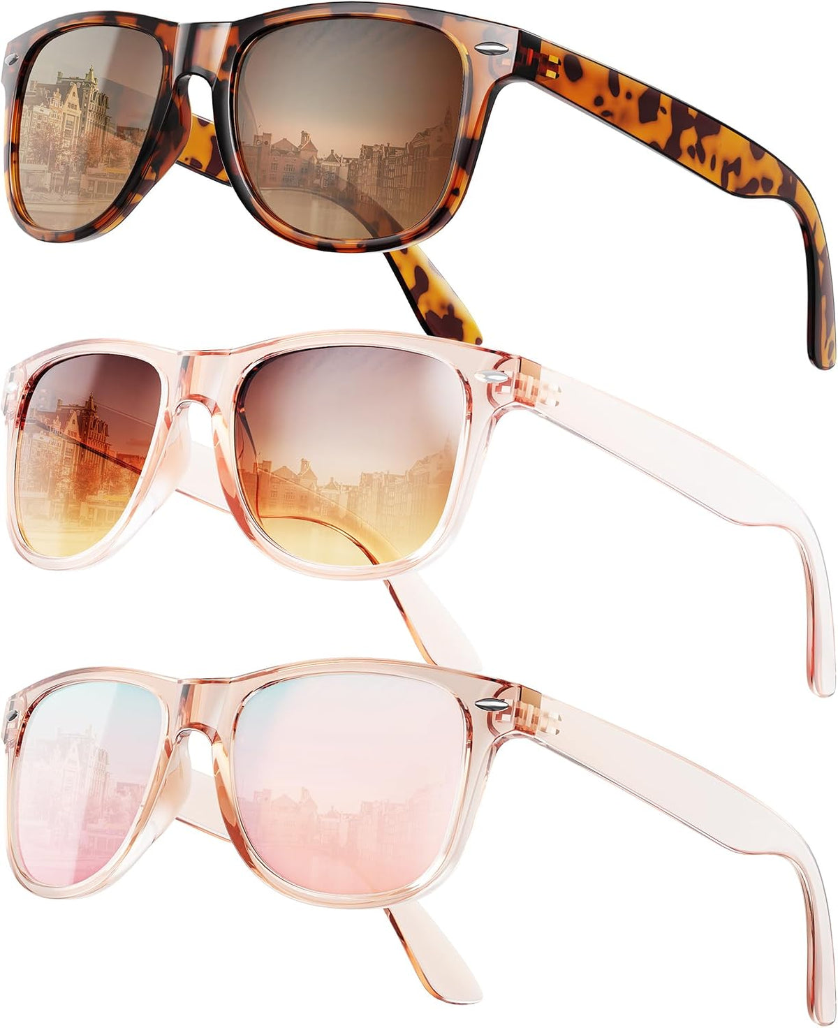 Sunglasses-Women Polarized Sunglasses-Womens: Trendy Sun Glasses Polarized UV400 Protection Fashion Sun Glasses