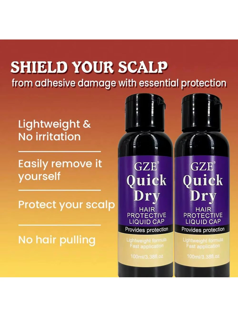 Hair Protective Covering Weave Glue Liquid Protective Shield Quick Weave Protector Leave in Conditioner