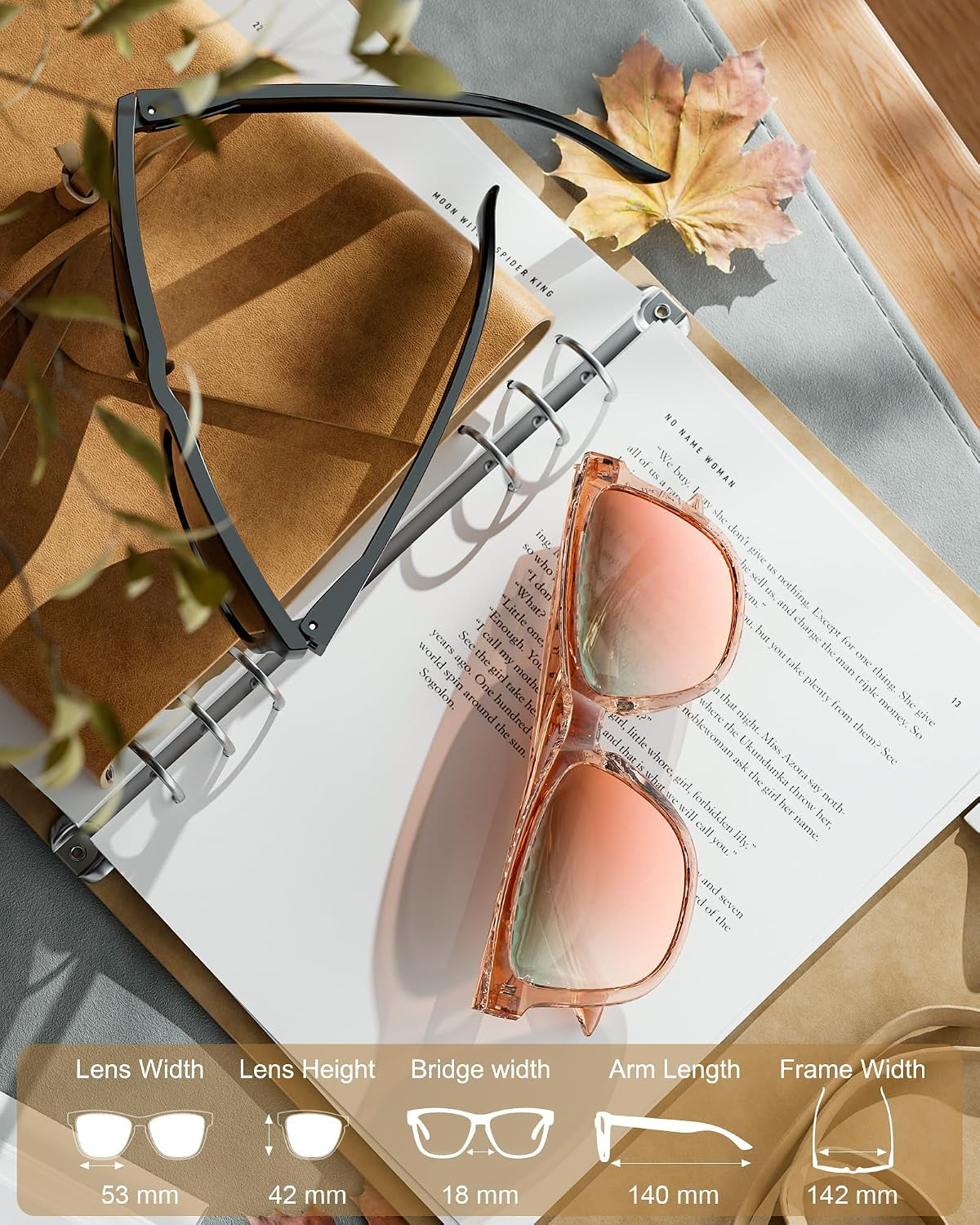Sunglasses-Women Polarized Sunglasses-Womens: Trendy Sun Glasses Polarized UV400 Protection Fashion Sun Glasses