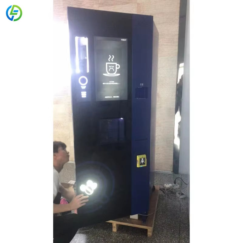 Customized New Smart Robot Vending Machine Bubble Tea Coffee Robot Vending Machine