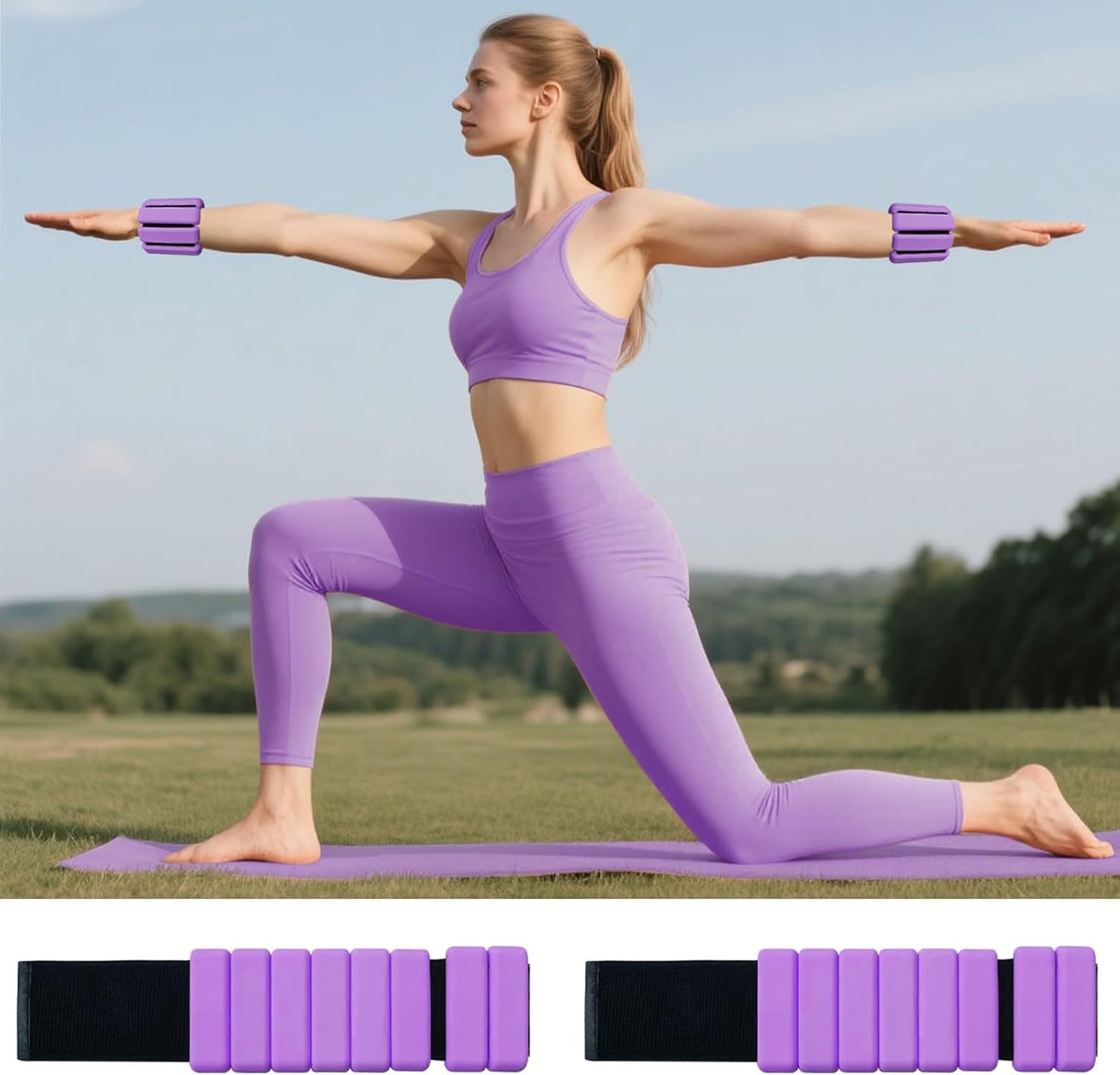 Pilates Kit for Women, Home Workout Set with Ring,Ball,Bands Ankle Weights