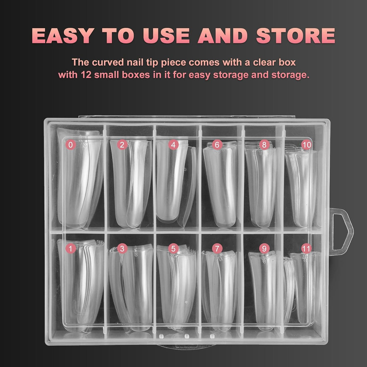Duck Nail Tips - 120Pcs Extra Long Duck Feet Style