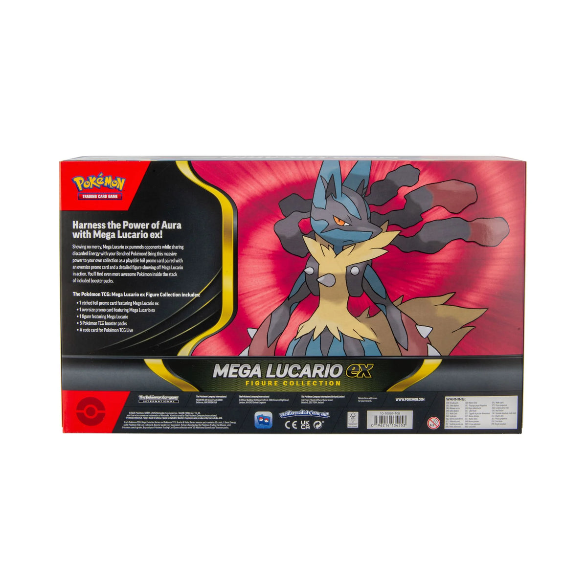 POKEMON MEGA LUCARIO EX FIGURE BOX