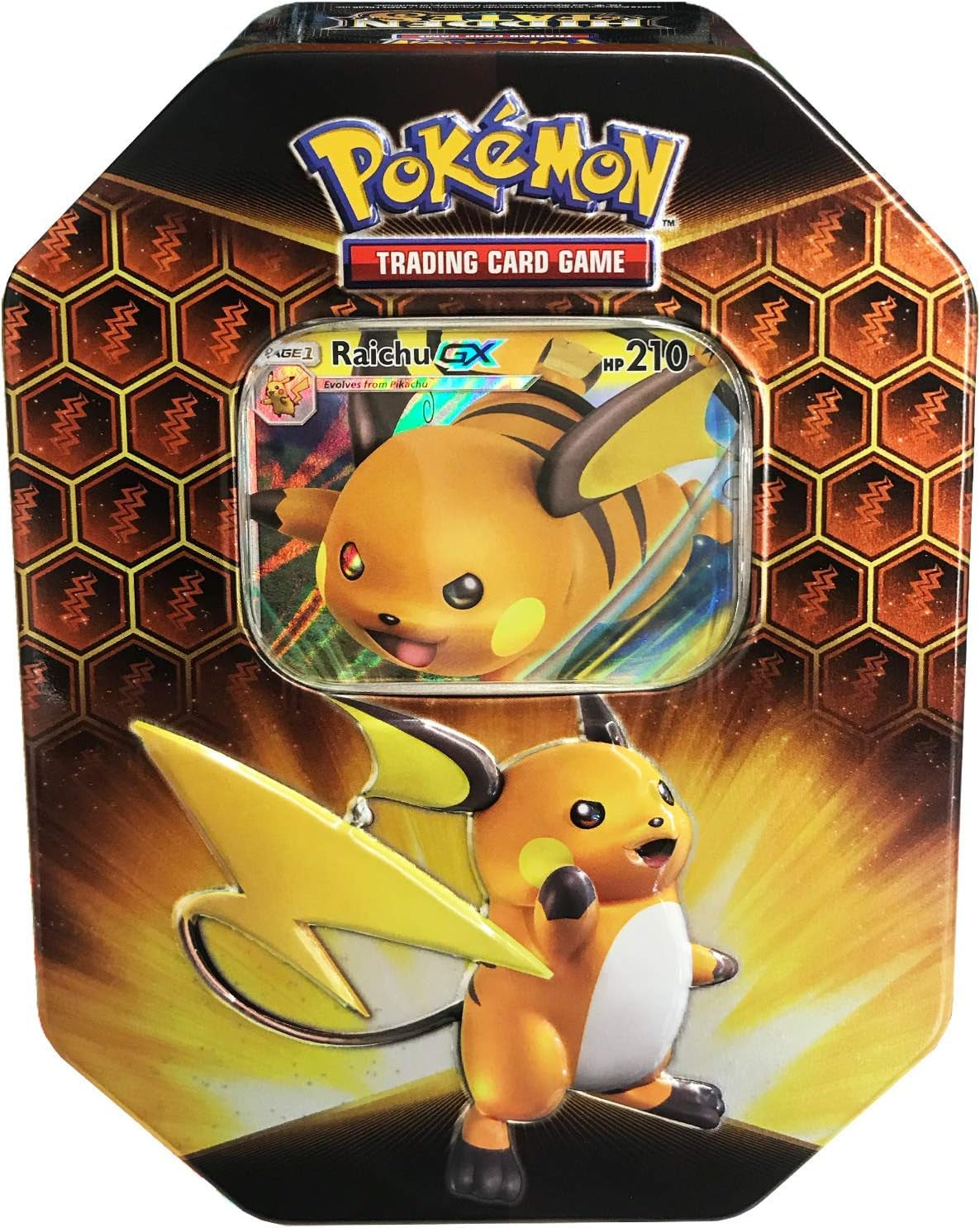 Pokemon TCG: Sun & Moon Hidden Fates - Raichu-Gx Collector'S Tin