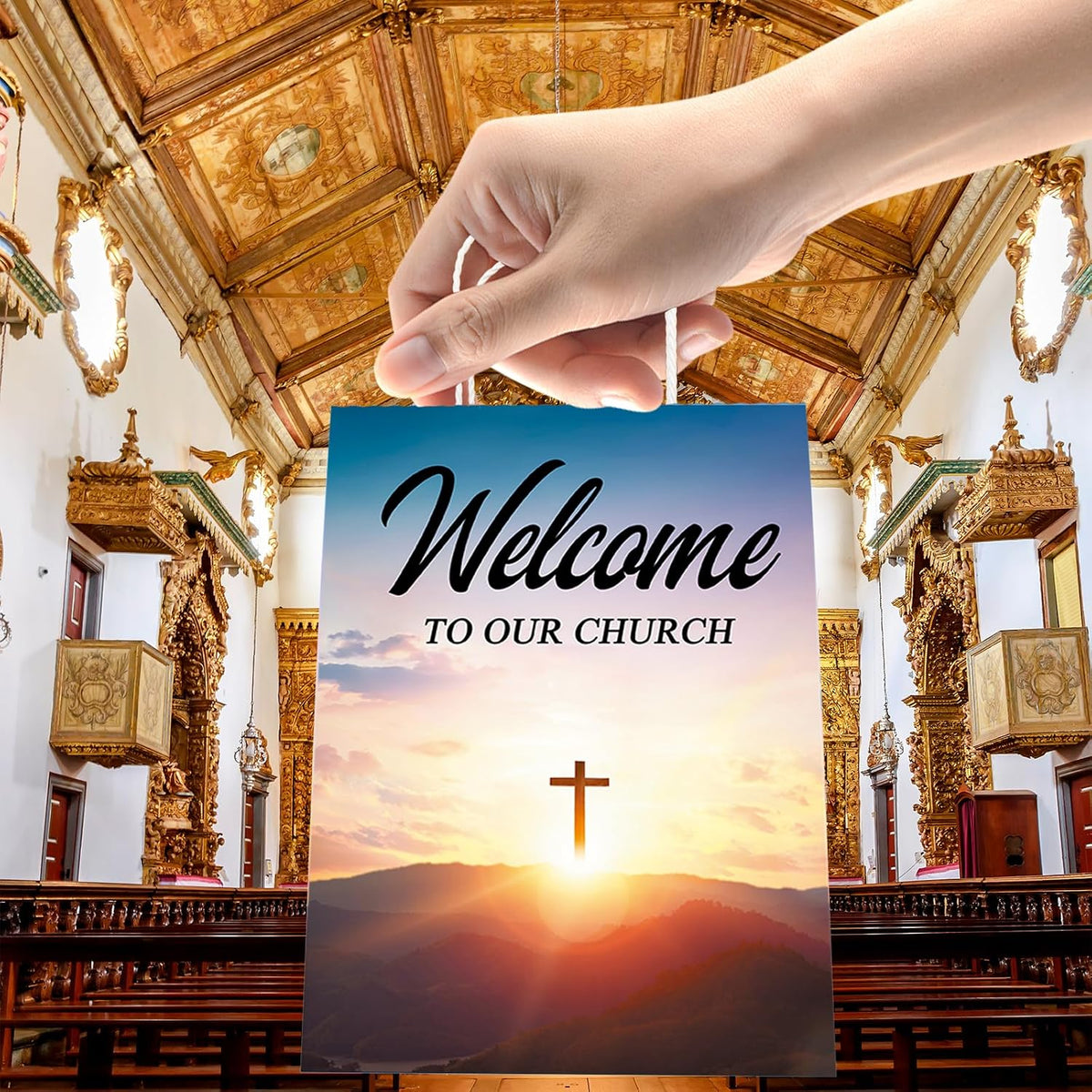 Church Welcome Bags, 50PCS Christian Gift Bags, Church Gifts Bags