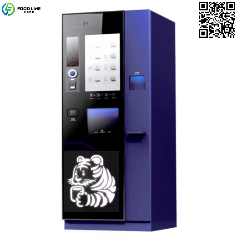 Customized New Smart Robot Vending Machine Bubble Tea Coffee Robot Vending Machine