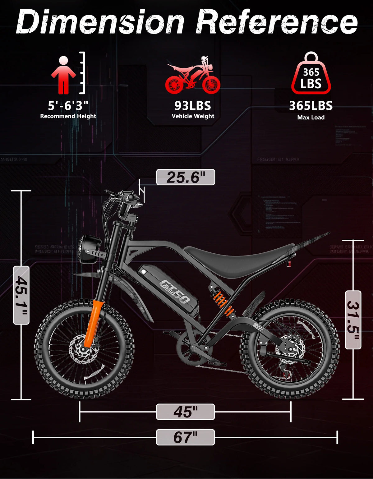 Postjoy GT50 Electric Dirt Bike