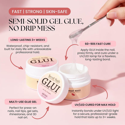 GLUI -  - Professional Nail GLUI for Press on Nails 15Ml