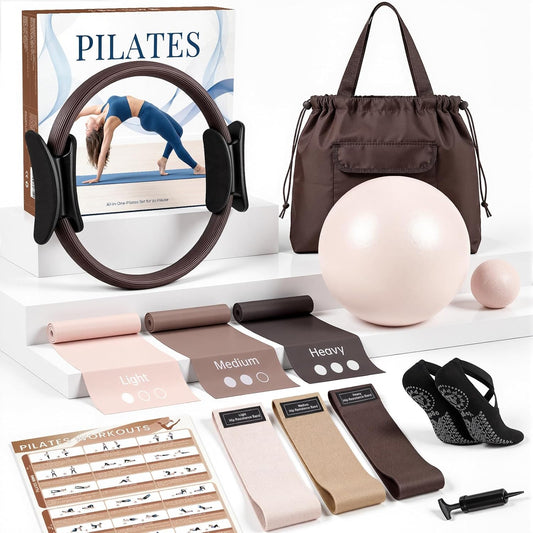 Pilates Kit, Complete Pilates Equipment for Women Home Workouts