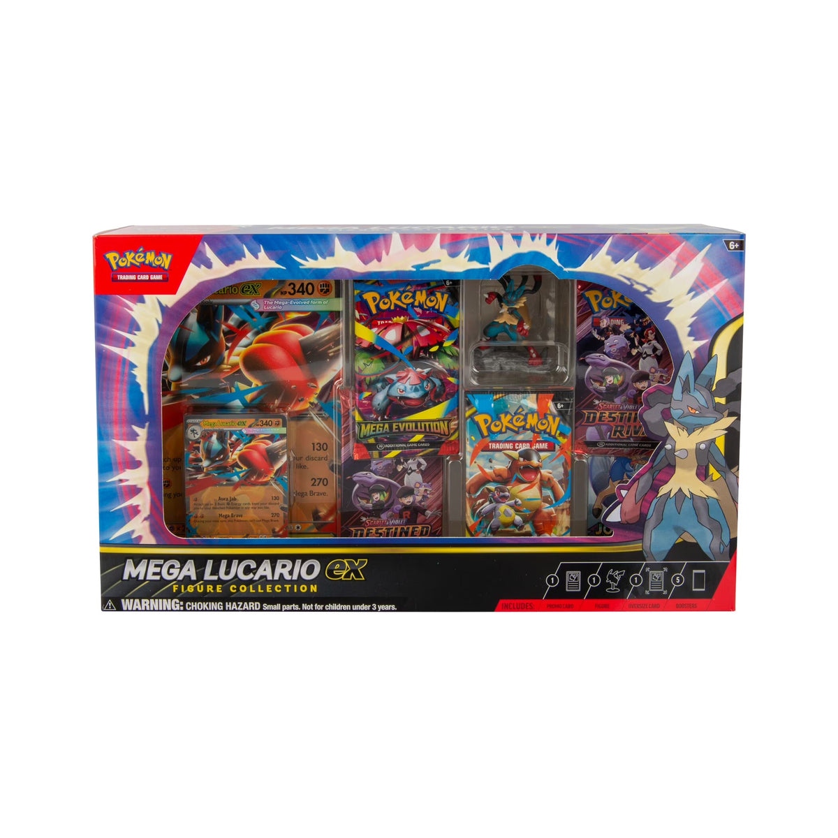 POKEMON MEGA LUCARIO EX FIGURE BOX