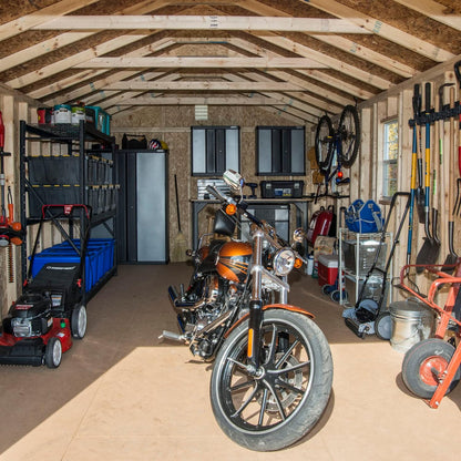 Manhattan 12X24 Garage Do-It-Yourself Wooden Storage Shed, Does Not Include Paint and Roofing Shingles