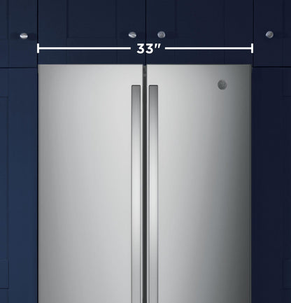 Freestanding Refrigerator, Silver