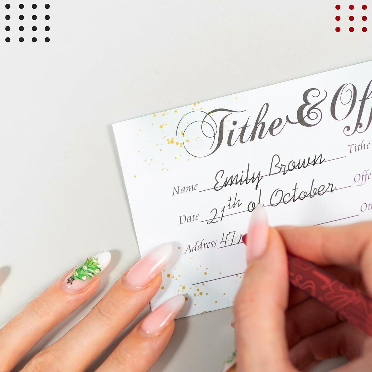 Tithes and Offering Envelopes for Church, 200 Count, 6.3 X 3.1 In