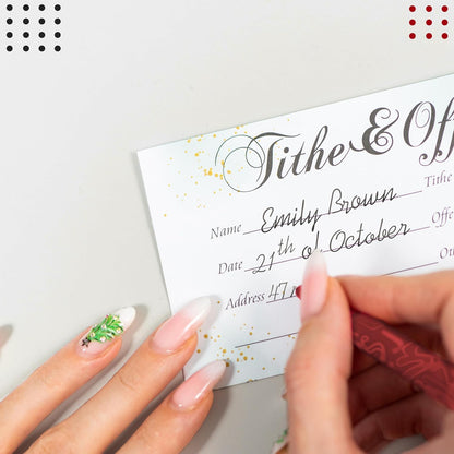 Tithes and Offering Envelopes for Church, 200 Count, 6.3 X 3.1 In